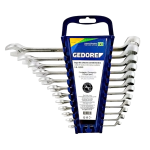 JOGO DE CHAVE COMBINADA GEDORE 6‑19 MM 12 PEÇAS AÇO CROMO‑VANADIUM PROFISSIONAL